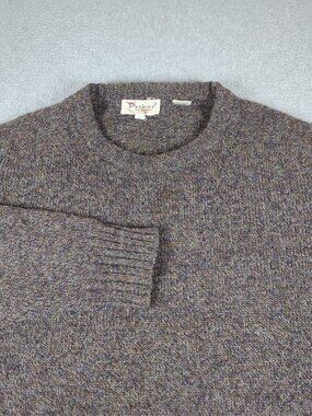 Parker of Vienna Sweater Men's XL Long Sleeve Shetland Wool Pullover